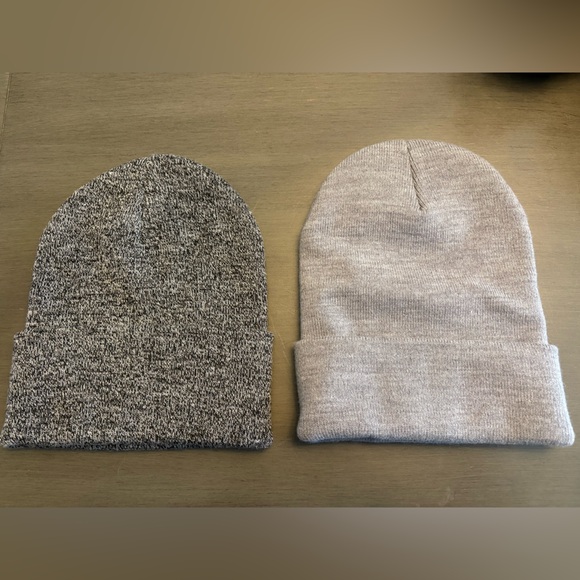 Two Carhartt Beanie Hats Crossfit Knoxville Embroidered Logo NWOT Gray - Picture 4 of 8